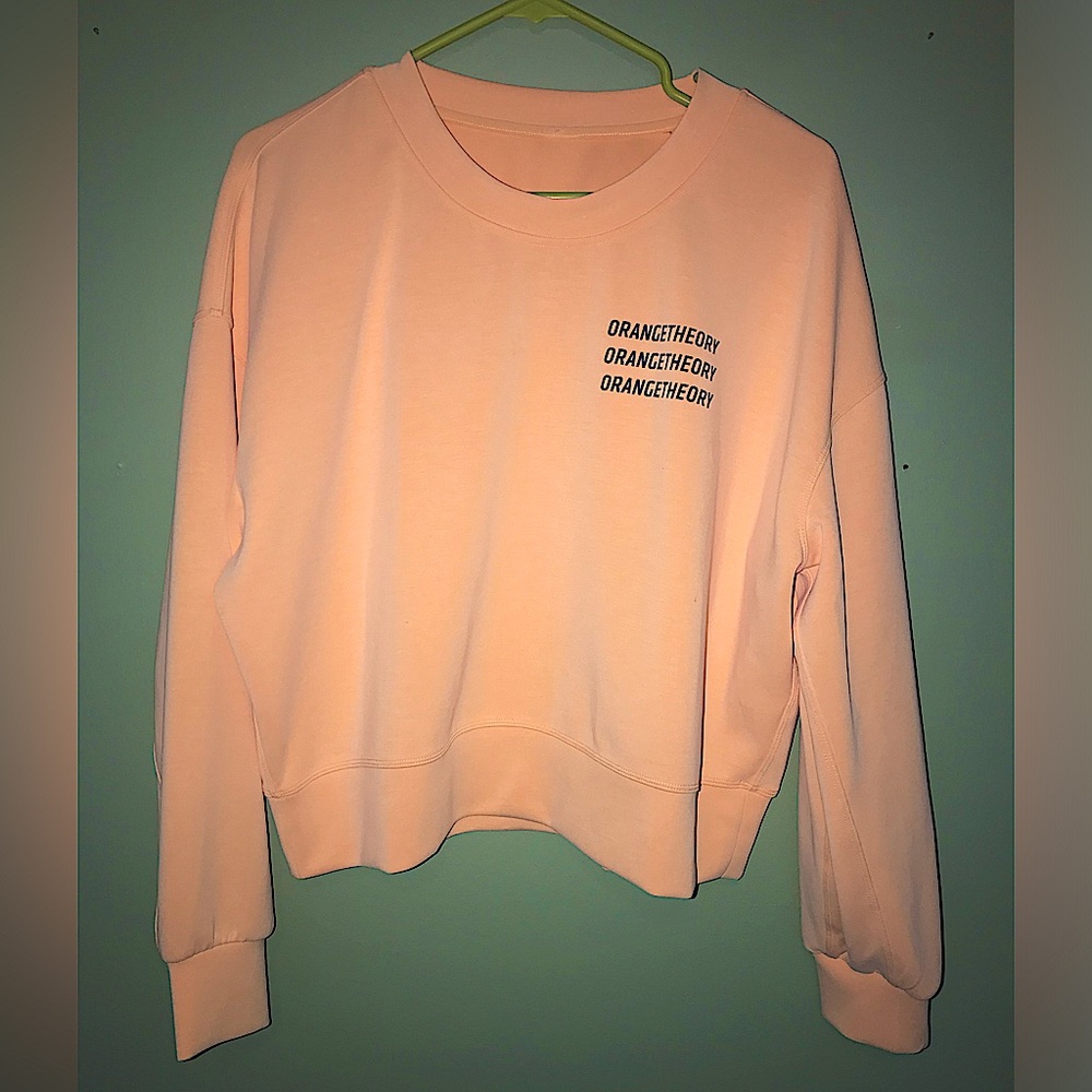 Lululemon x Orangetheory “Softstreme Perfectly Oversized Cropped Crew”